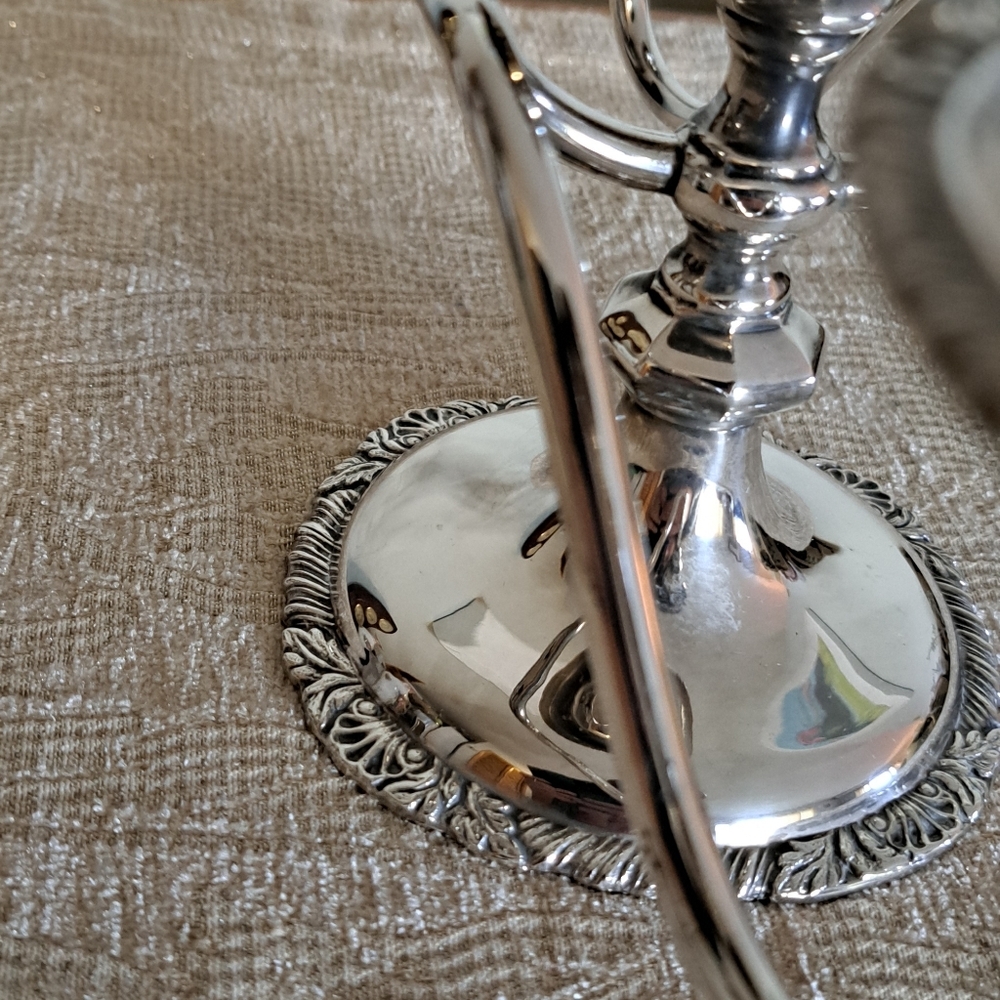 Benedict Proctor Vintage Silver Candelabra - Picture 3 of 5